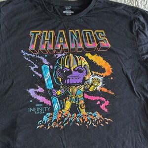 Marvel Black Thanos Short Sleeve Tee XL